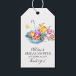 Springtime Tulips Bridal Shower Favour Gift Tag<br><div class="desc">Beautiful tulip floral favour gift tag for a springtime bridal  shower.  Visit our shop to view our entire spring floral collection!</div>