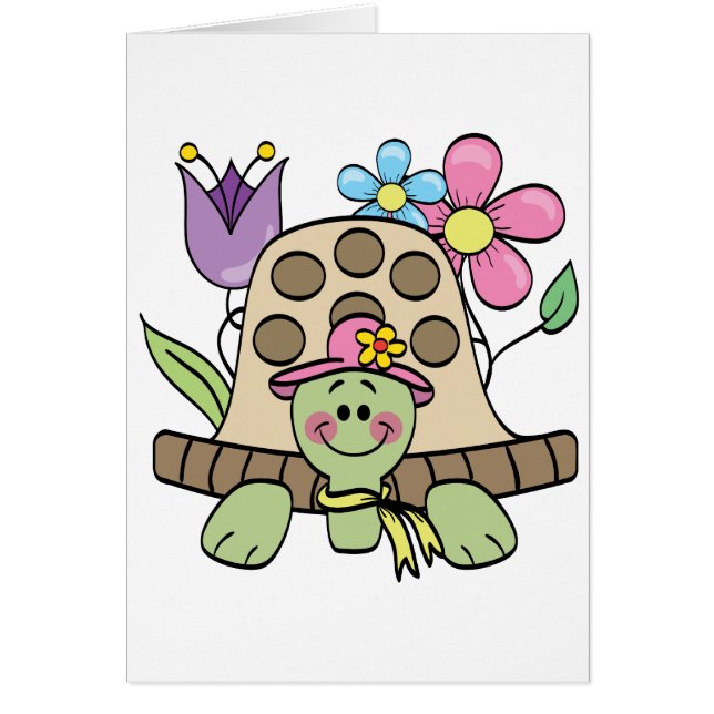 Springtime Turtle Tshirts and Gifts (Front)