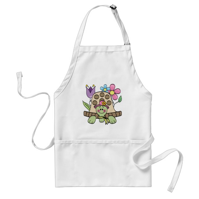 Springtime Turtle Tshirts and Gifts Standard Apron (Front)