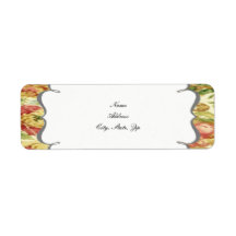 Springtime Wedding Address Labels