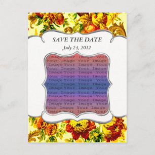 Springtime Wedding Save The Date Postcard