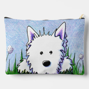 Springtime Westie Accessory Pouch