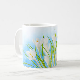 Springtime (white crocuses) coffee mug