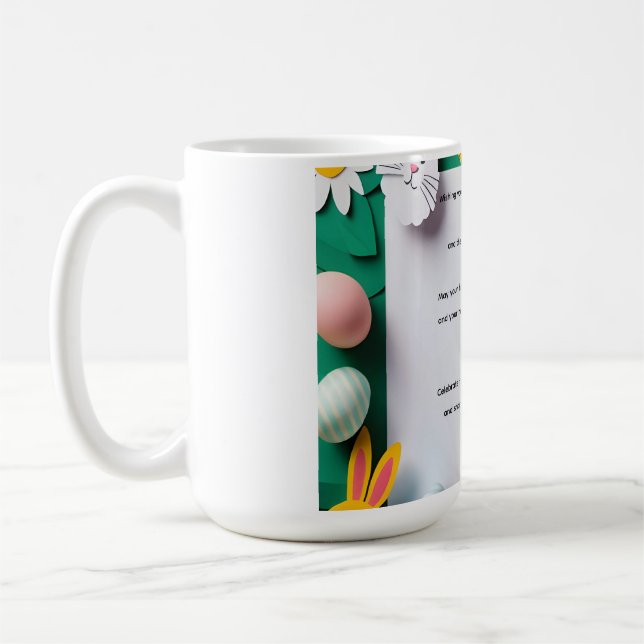 Springtime Wishes and Easter Joy Coffee Mug (Left)