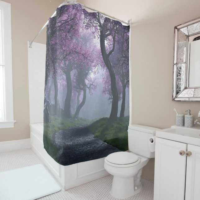 Springwalk Shower Curtain (In Situ)