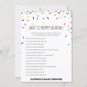 Sprinkle Baby Shower - Editable Name, 5x7 Invitation