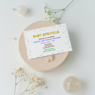 Sprinkle Baby Shower Invitation
