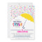 Sprinkle Baby Shower Invitation, Raining Umbrella