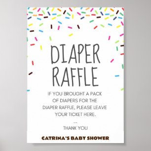 Sprinkle Baby Shower Party Sign