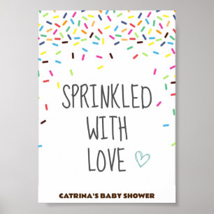Sprinkle Baby Shower Party Sign