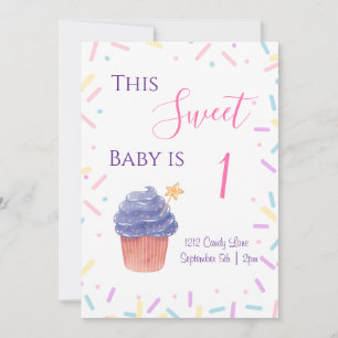 Sprinkle Birthday Invitation