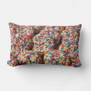 Sprinkle Cookies Fun Baking Photography Lumbar Cushion