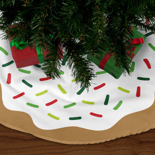 Sprinkle Doughnut Cute Christmas Tree Skirt