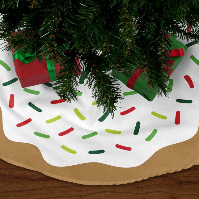 Sprinkle Doughnut Cute Christmas Tree Skirt (Creator Uploaded)