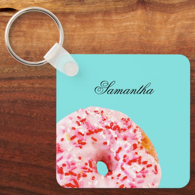 Sprinkle Doughnut Key Ring (Front)