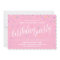 Sprinkle Girl Birthday Party Invitations | Pink