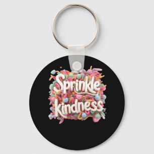 Sprinkle Kindness - 3d - Kindness S Sticker  Key Ring