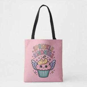 Sprinkle Kindness Cupcake Tote Bag