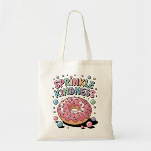 Sprinkle Kindness Doughnut Tote Bag