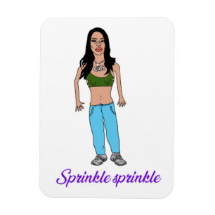 Sprinkle sprinkle magnet