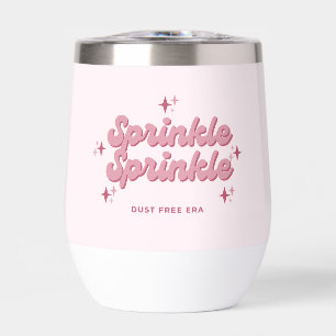 Sprinkle Sprinkle Pink Thermal Wine Tumbler