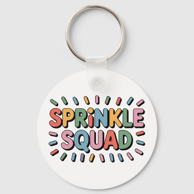 Sprinkle Squad | Baby Sprinkle Key Ring (Front)