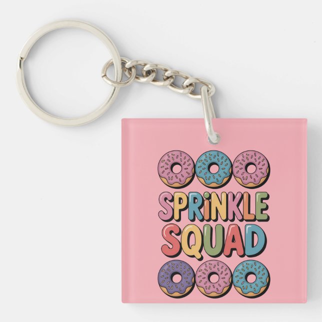 Sprinkle Squad | Baby Sprinkle Key Ring (Front)