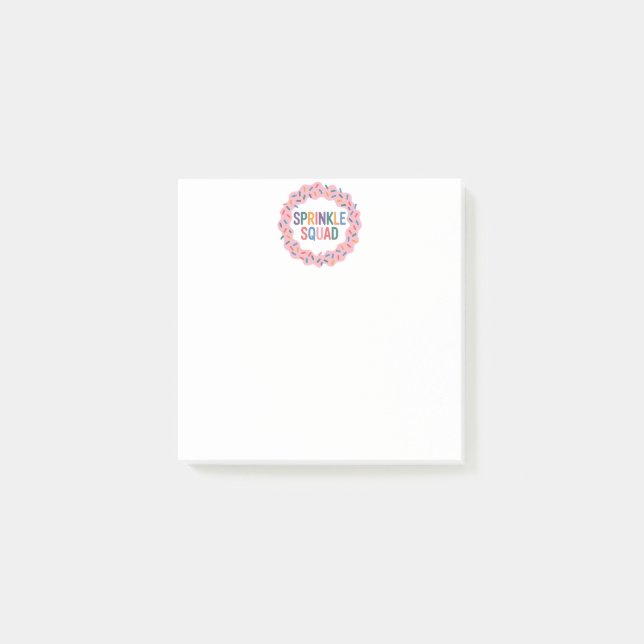 Sprinkle Squad | Baby Sprinkle Post-it Notes (Front)