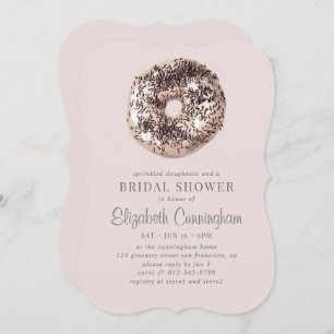 Sprinkled Doughnuts and a Bridal Shower Invitation