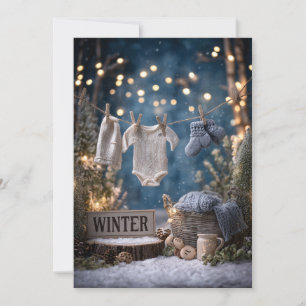 Sprinkled in Snow   Cosy Winter Invitation