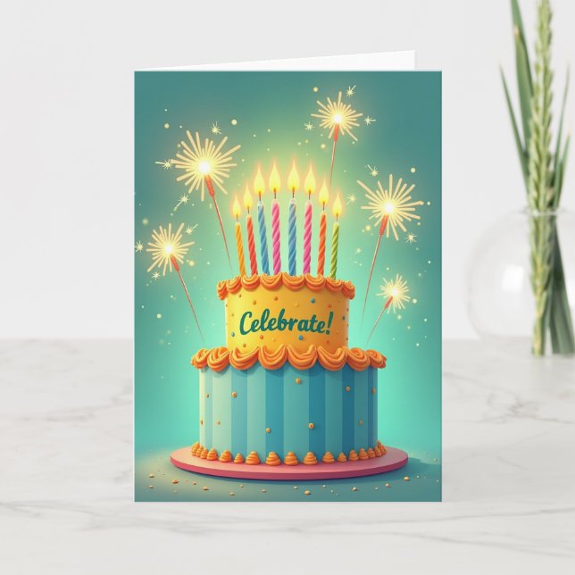 Sprinkled Joy Birthday Card (Front)
