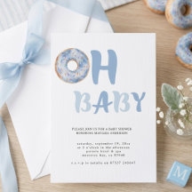 Sprinkled with love doughnut baby shower