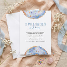 Sprinkled with love doughnut baby shower