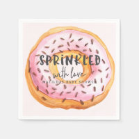 Sprinkled with love doughnut baby shower