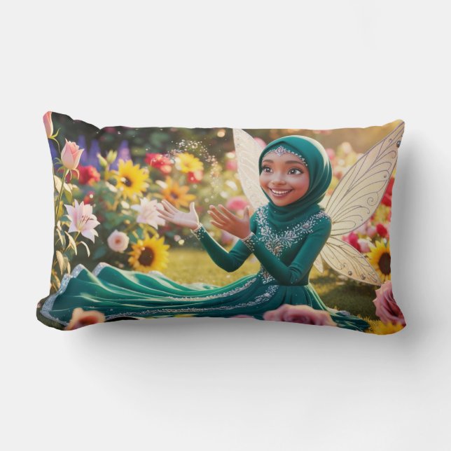 Sprinkled With Love Fairy  Lumbar Cushion (Front)