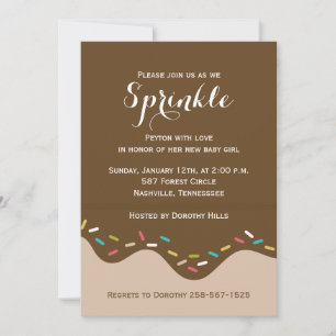Sprinkled with Love Invitation