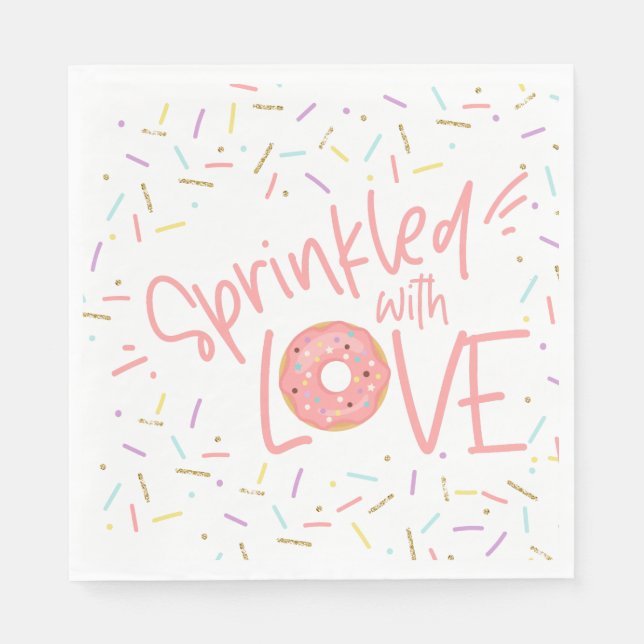Sprinkled with Love Napkin (Front)
