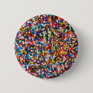 Sprinkled with Love Sugar Sprinkles Rainbow Button