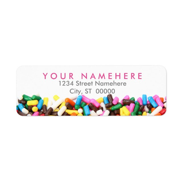 Sprinkles Address Labels (Front)