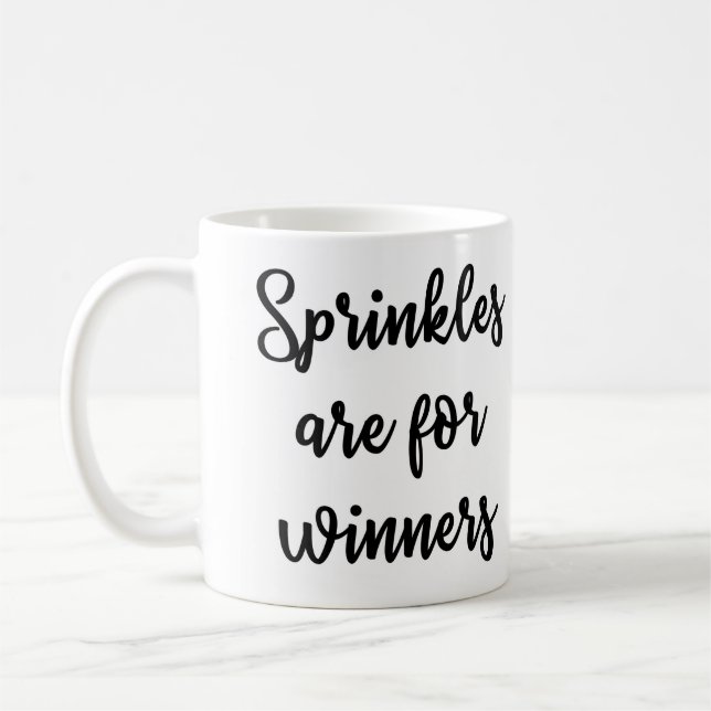 Sprinkles are for winners Mug (Left)