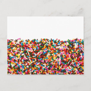 Sprinkles-Filled Postcard