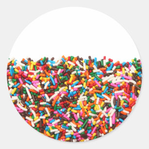 Sprinkles-Filled Stickers