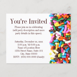 Sprinkles Invitation