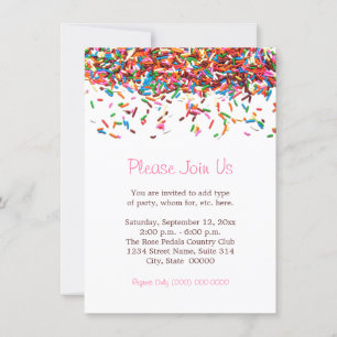 Sprinkles Invitations