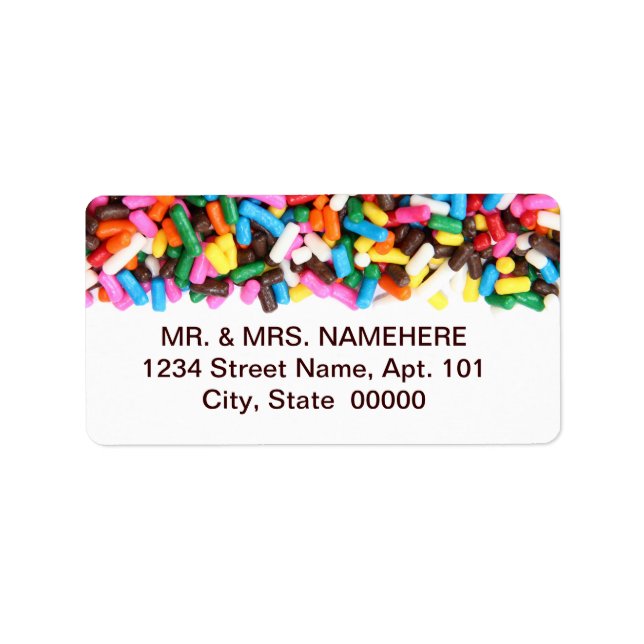 Sprinkles Labels (Front)