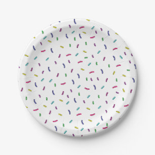 Sprinkles Paper Plate