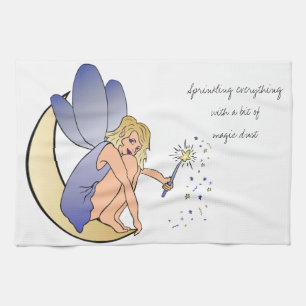 Sprinkling Dust Fairy Tea Towel
