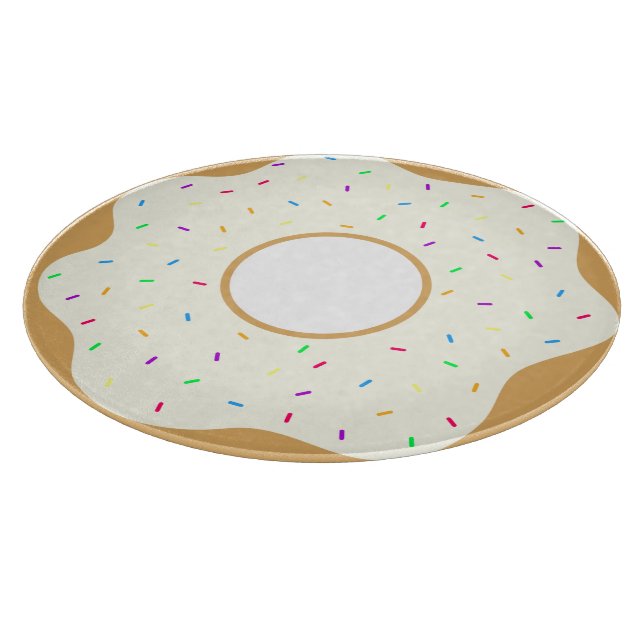 Sprinkly Doughnut Cutting Board (Corner)