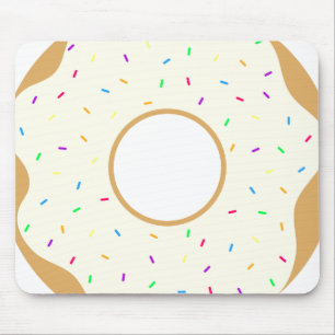 Sprinkly Doughnut Mouse Pad
