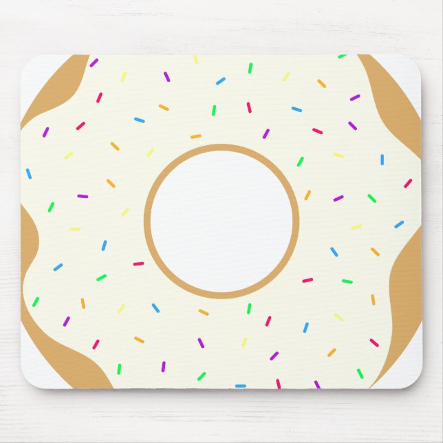 Sprinkly Doughnut Mouse Pad (Front)